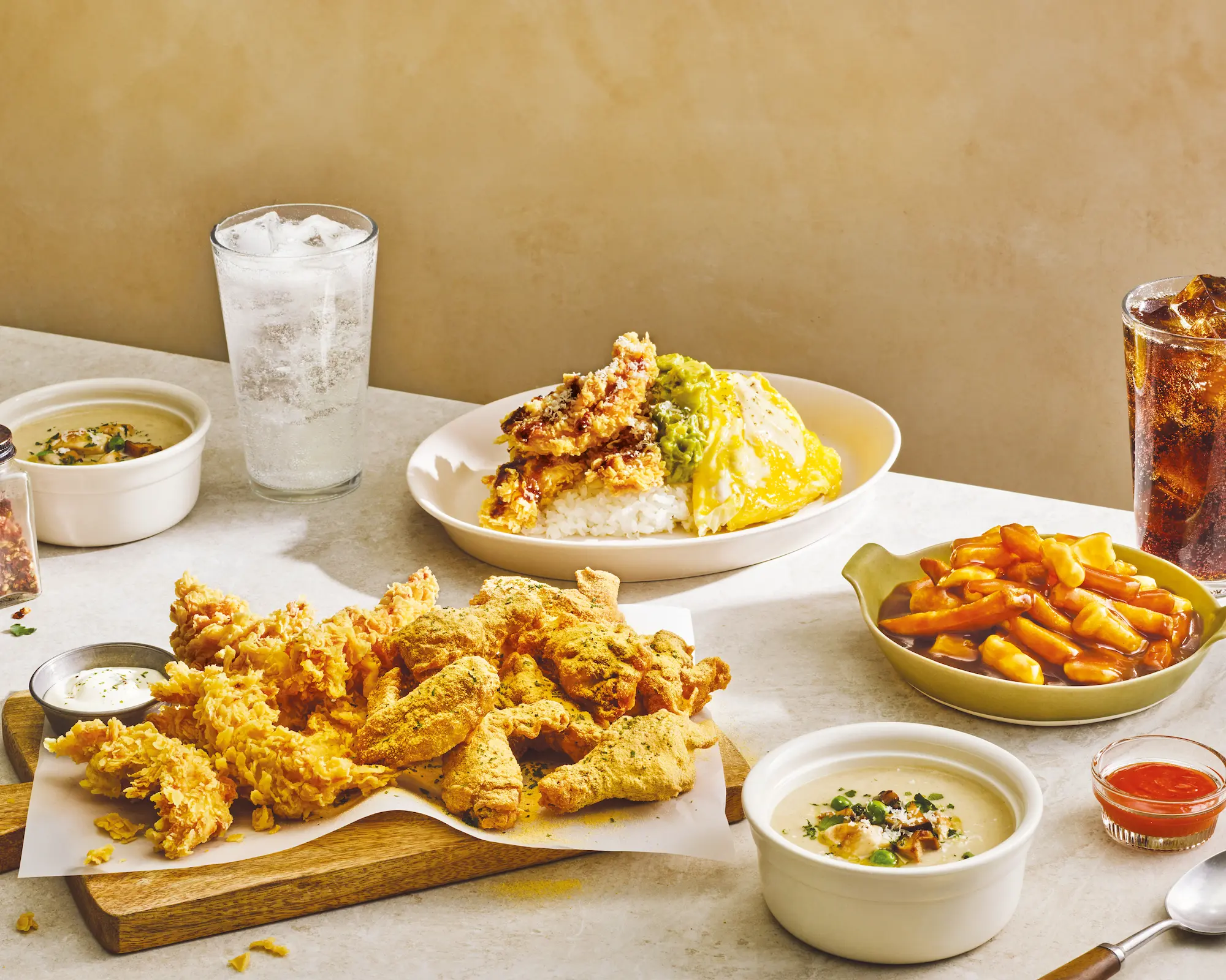 BHC Chicken Food Display