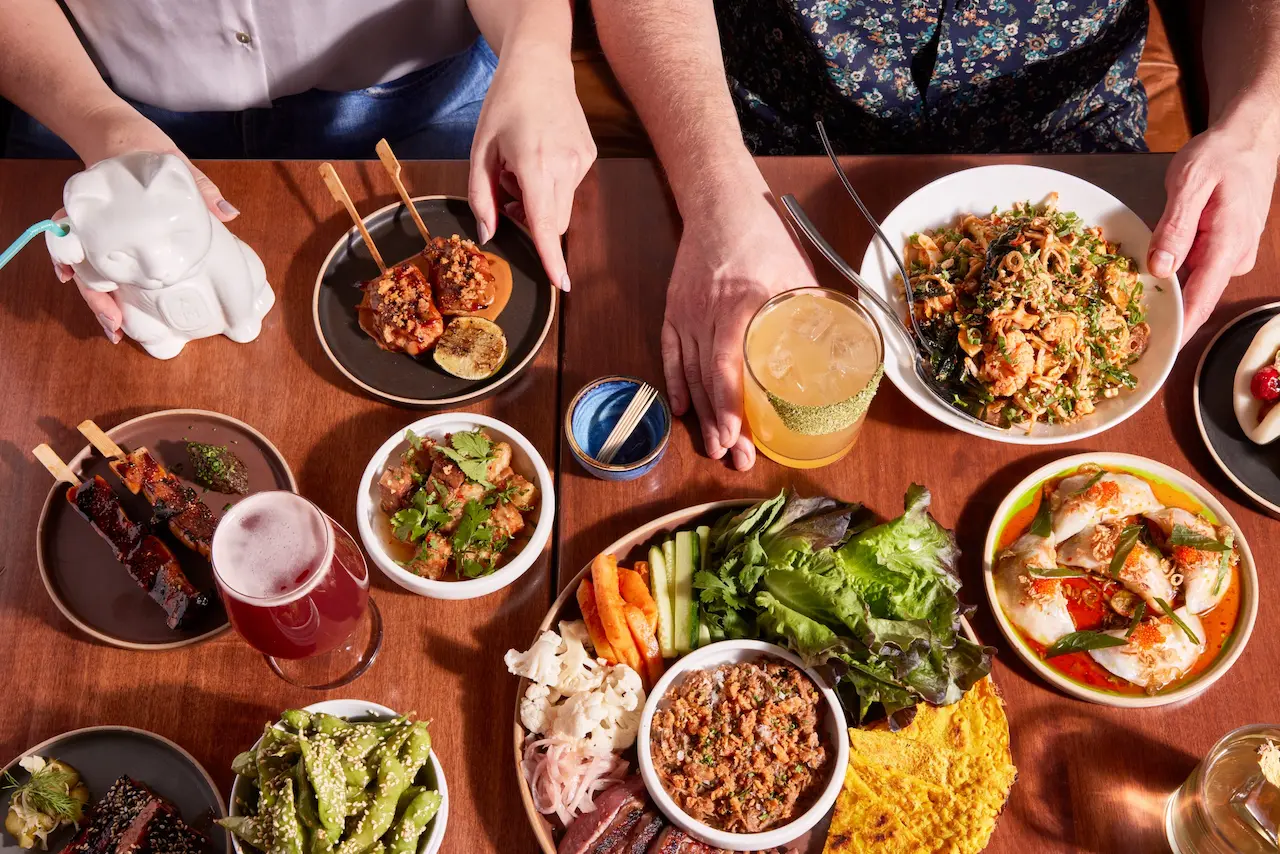 Lulu Bar Food Spread